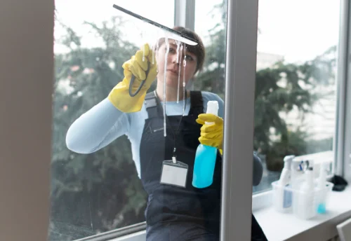 Nettoyage de vitres intérieures et extérieures à Nantheuil